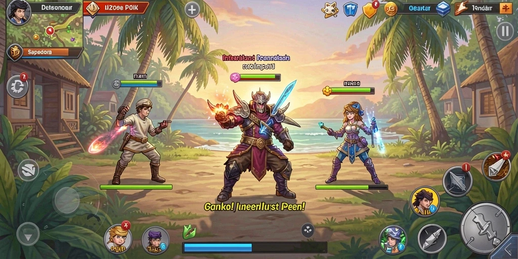 pt707 - Screenshot kedua menampilkan tampilan level yang penuh warna.